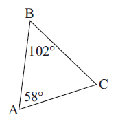 how to find the longest side of a triangle using angles