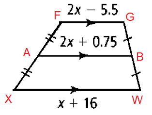 midsegment of trapezoid worksheet