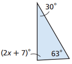 Finding Missing Angles in Triangles